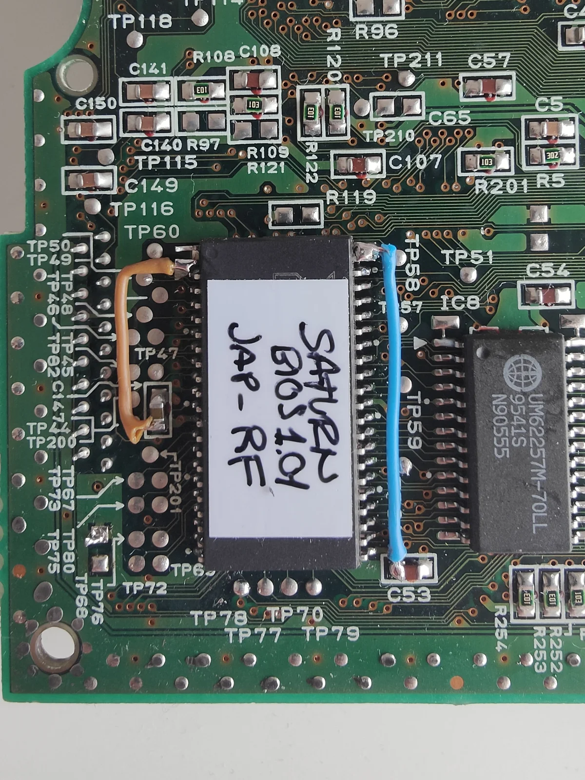 BIOS AM29F400BB soldada en placa Saturn